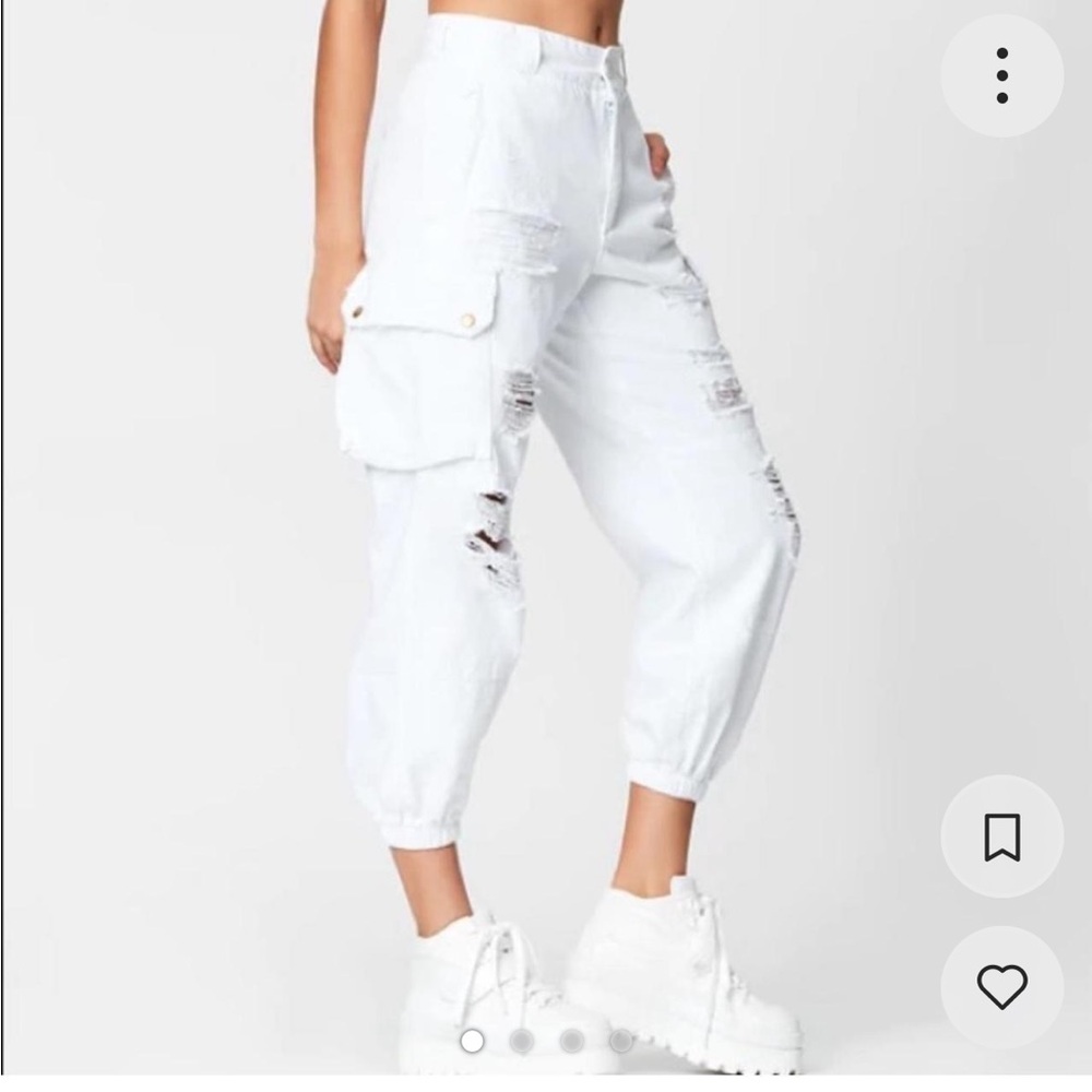 Carmar white cargo pants